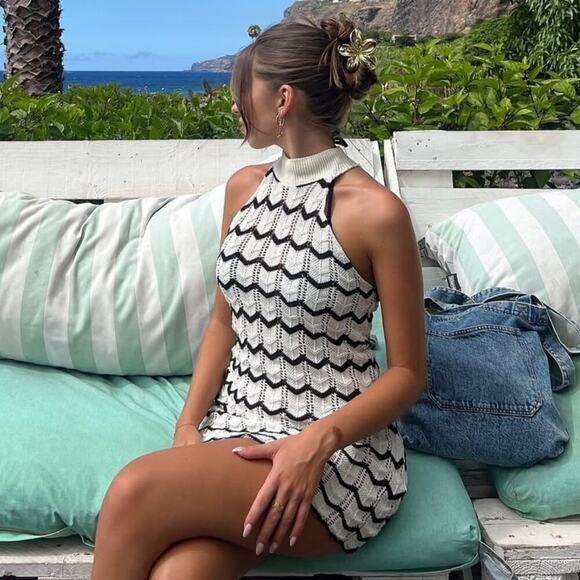 BLOGGER FAVE!!! ZARA Knit Mini Dress NWT - Picture 10 of 16